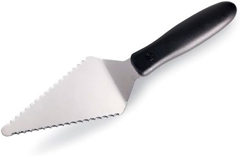 Pampered Chef Slice 'N Serve - Stainless Steel Flatware Pie Server | Serrated on Both Sides | Great for Cake, Tart, Dessert, Pizza Cutter #1166