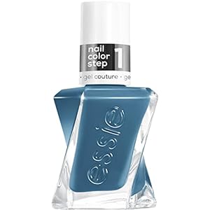 essie gel couture, Long-Lasting Nail Polish, 8-free Vegan, Fashion Freedom, Blue, Cut Loose, 0.46 fl oz