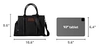 Wrangler Purses for Women Tote Bag Satchel Shoulder Top Handle Handbags Leather Medium Designer Cute Bags for Gift Travel Work Ladies WG70-8120DBK — image 3