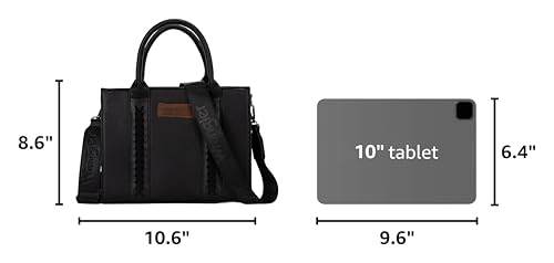 Image of Wrangler Tote Bag for Women Designer Satchel Handbags Top-handle Purses with Strap
