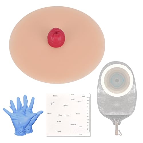 MedEduQuest Sticky Urostomy Simulator, Stoma Training Model Set