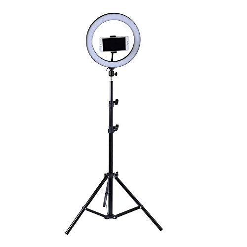 Kit Completo Ring Light Com Tripé Dimmer Youtuber Selfie Pro