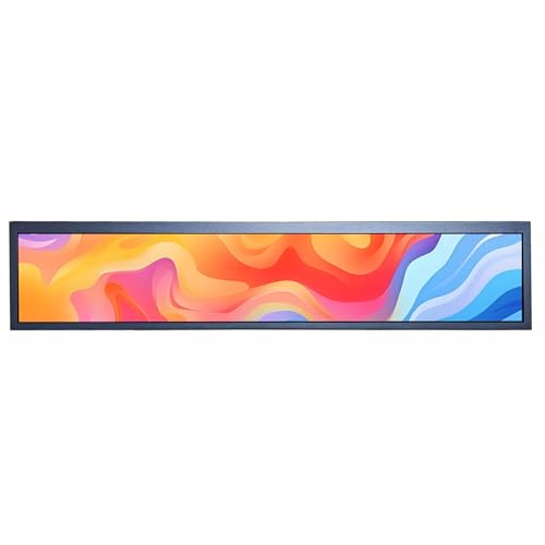VSDISPLAY 24-Inch Android 11 Digital Signage - 1920x360 Long Strip IPS Display, Auto-Loop Playback, for Advertising, Menu Board, Information Kiosk