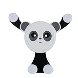 LXQTAO - Cute Panda Car Navigation Phone Holder,Clip on Vent Holder, Compatible with 4.0 to 6.0 inch Versions of Smartphones (Black)