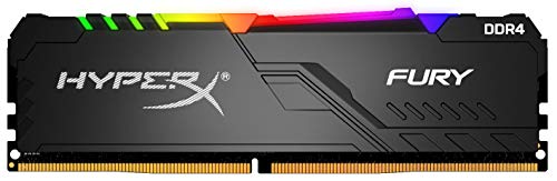 HyperX Fury RGB 64GB (4 x 16GB) 2666MHz DDR4 CL16 DIMM (Kit of 4) 1Rx8 HX426C16FB4AK4/64