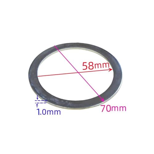 Tambour de roue arrière moto CB150 kit manchon caoutchouc et joint - 5