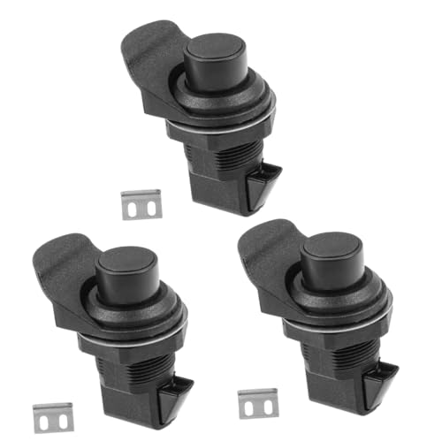 Serrure à bouton poussoir Gatuida en inox pour sécuriser vos meubles de camping-car