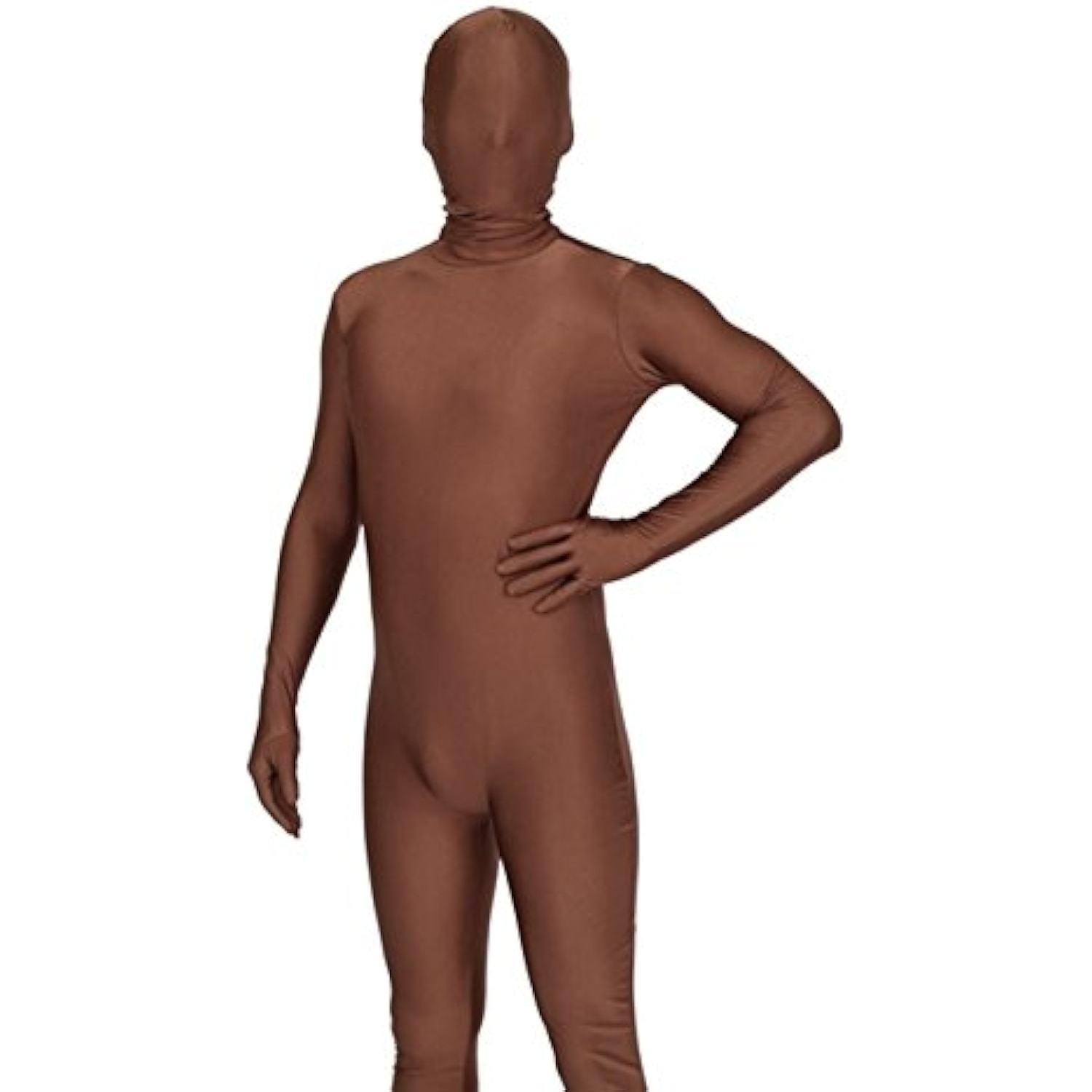 クリアストーン(Clearstone) 透明人間 コスプレ ハロウィン 全身タイツ パンテックス ユニセックス M ブラウン 詳細画像1