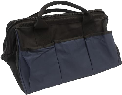 Image of ALLWAY TB12 Nylon Tool Bag with 20 Pockets, 14″ | Durable Ballistic Nylon, Top Zipper, Padded Handle