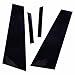 4pcs Glossy Black Window Door B C Pillar Posts Cover Trim Fit for Mercedes-Benz CLS C219 2006-2011