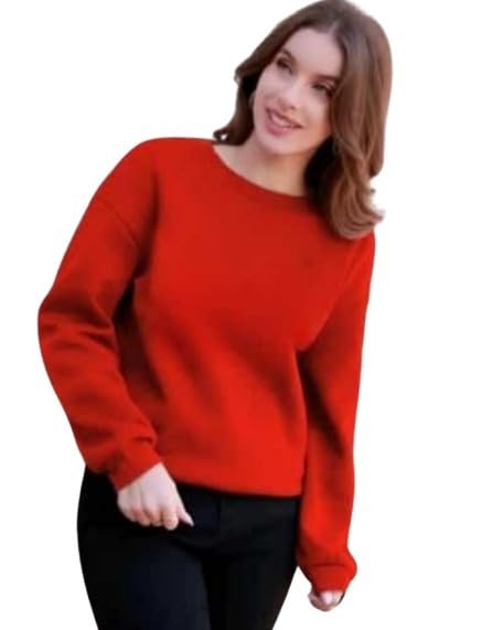 Fleece Unisex Plain Sweatshirt-picture-17
