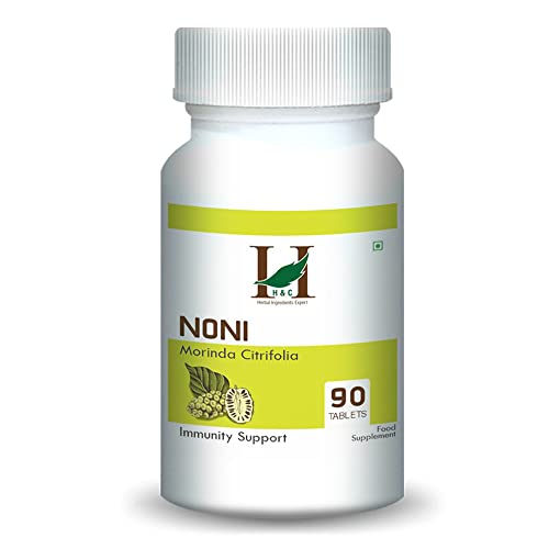 H&C Noni (Morinda citrifolia) - 350mg, 90 Tablets | Immunity Support