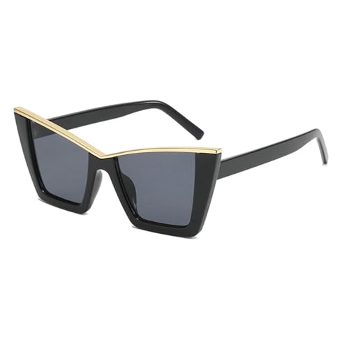 willochra Vintage Oversized Square Rivet Sunglasses For Women Fashion Gradient Cat Eye Sun Glasses Female Shades Uv400 F272