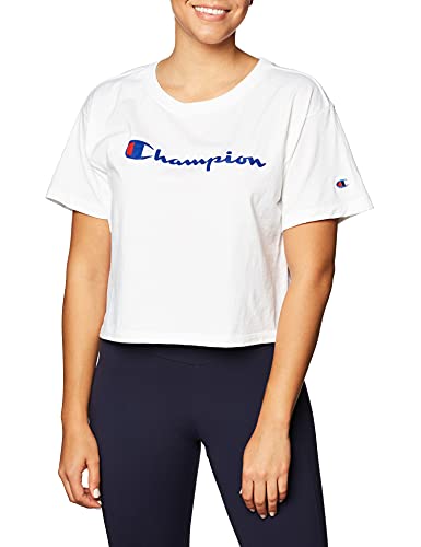 Image of Champion Women's Cropped T-Shirt, Classic Cropped Tee Shirt for Women,Crop Top T Shirts For Women