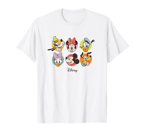Mickey & Friends - Characters Heads T-Shirt