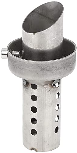 XYWHPGV Hexagonal universel moto tuyau d'échappement chicane silencieux tuyau chicane ton argent(077b6 792d1 3bdaf 92b1f 619db 5cb8e