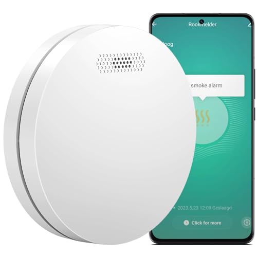 Aroha Smart Connect WiFi Inteligente Detector de Humo   Batería 10 Años   App Tuya y Smart Life