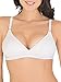 Fruit of the Loom Women's Lightly Padded Wirefree Bra, White, 40B