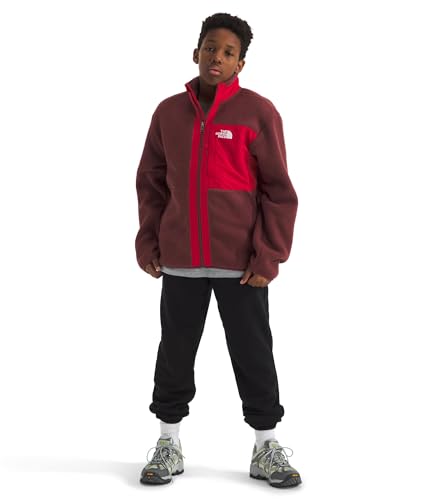 Image of THE NORTH FACE Boys' Yumiori Full Zip Jacket | Lightweight Fleece Coat, Embroidered Logo & Zip Chest Pocket