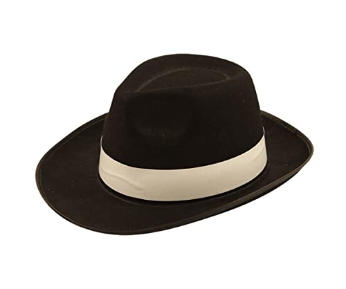 labreeze Sequin King of Pop Glove with Black Trilby Hat Michael Jackson Sparkle Thriller Style Fancy Dress Set