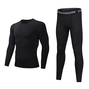 Men Base Layers Sets Football Sports Skins Compression Athletic Baselayers Sets Winter Thermal Underwear for Adult