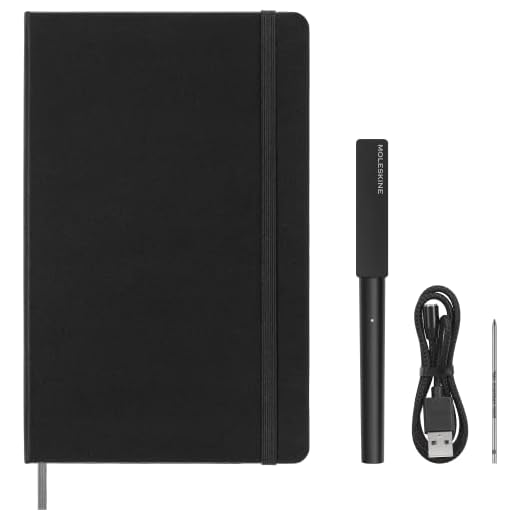 Moleskine Smart Writing Set Smart Notebook & New Smart Pen (2022) - Store Handwritten Notes Digitally, with Connected Notebook Notes App (Only Compatible Smart Notebooks)