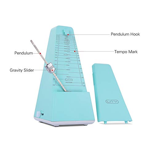Métronome mécanique Rhythm Bell-Anneau Pendulum Pyramide-Style Métronome for Guitare Piano Violon Musiciens débutants… - Les Beatles, Paul McCartney, John Lennon, RIngo Starr, George Harrison Métronome mécanique Rhythm Bell-Anneau Pendulum Pyramide-Style Métronome for Guitare Piano Violon Musiciens débutants… – Image 5