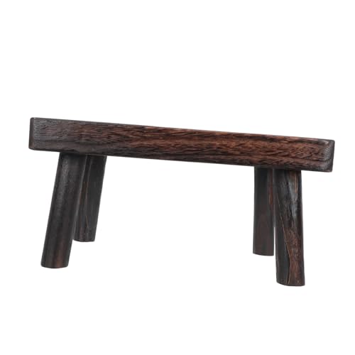 ifundom 実木製小型プランタースタンド 滑らかなエッジで な多肉植物台 バルコニーガーデン向け 多用途ディスプレイラック