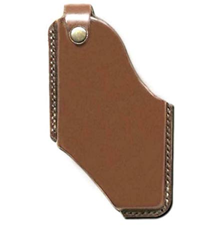 Gtozcon Pu Leather Belt Case Holster Cell Phone Pouch, Men Cell Phone Belt Pack Bag Loop Waist Holster Pouch Case Genuine Leather, Mini Travel Messager Pouch Pack Phone Purse Wallet (Brown)