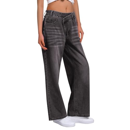 Jean à jambes larges extensible pour éviter les tailles serrées - 2