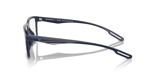 EMPORIO ARMANI(エンポリオアルマーニ) Men's Ea4189u Universal Fit Prescription Eyewear Frames with Two Interchangeable Sun Clip-ons Rectangular