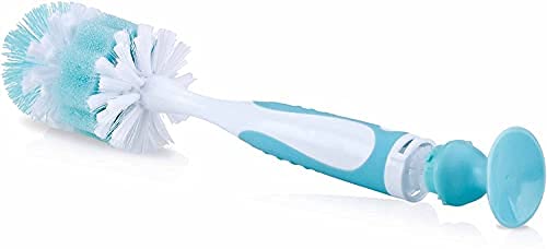 2 Pack Easy Clean Bottle Brush with Suction Base