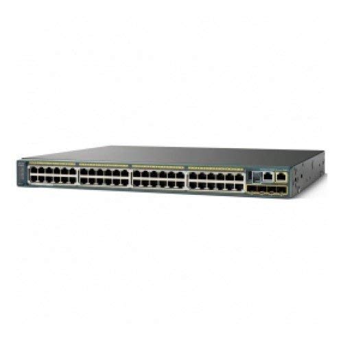 Cisco WS-C2960S-48FPS-L 48 Port 10/100/1000 POE + 4 X SFP (Renewed)