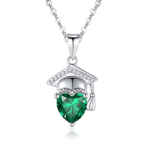 Pendentif en forme de cœur en acier inoxydable et oxyde de zirconium brillant pour fille