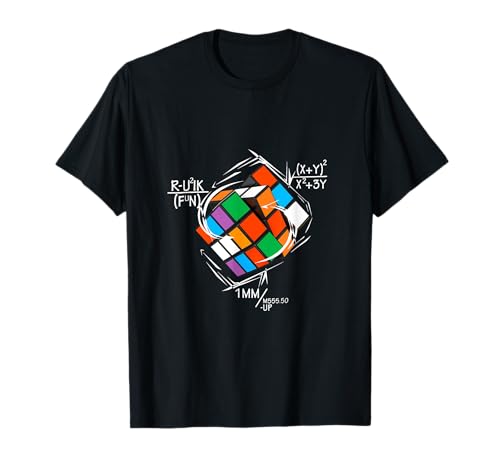 Cool Math Rubik Rubix Rubics Player Cube Amateurs de mathématiques T-Shirt