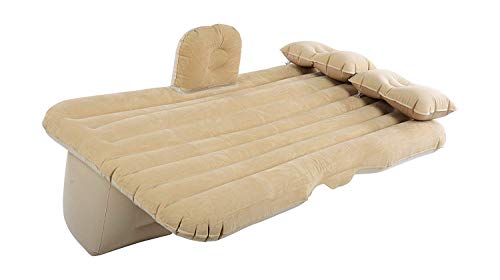 Image of Maharsh Car Bed with 3 Separate Compression Sacks, 2 Pillows,Puncture Kit & Powerful Pump(Multicolor)