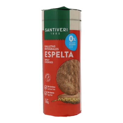 Santiveri - Galletas Integrales de espelta 0% azúcares - 175g