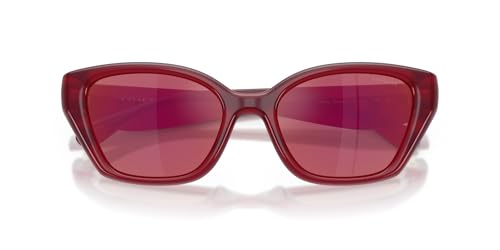 COACH HC8434U Universal Fit Sunglasses, Milky Cherry/Berry Mirrored, 53 mm - image 5
