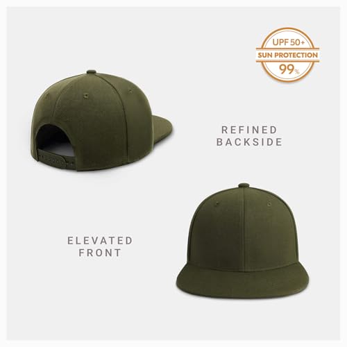 Image of ChoKoLids Flat Visor Snapback Hat Blank Cap Baseball Cap