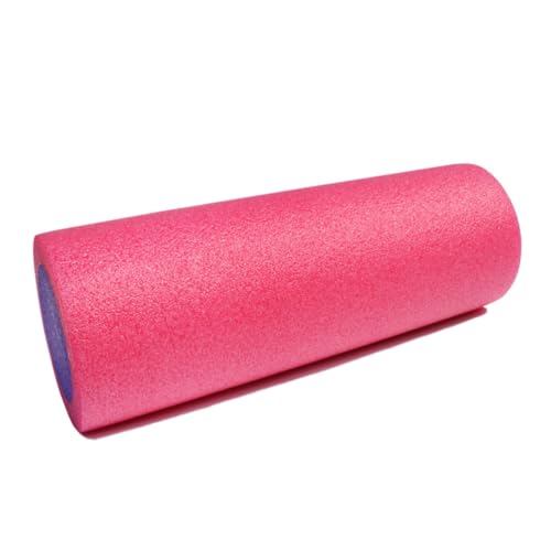 Rodillo de Yoga BESPORTBLE de Espuma Sólida Color Rosa para Masaje Muscular, Estabilidad del Core y Entrenamiento de Pilates