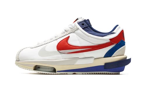 Nike Zoom Cortez SP Sacai White University Red Blue DQ0581-100 Size 41