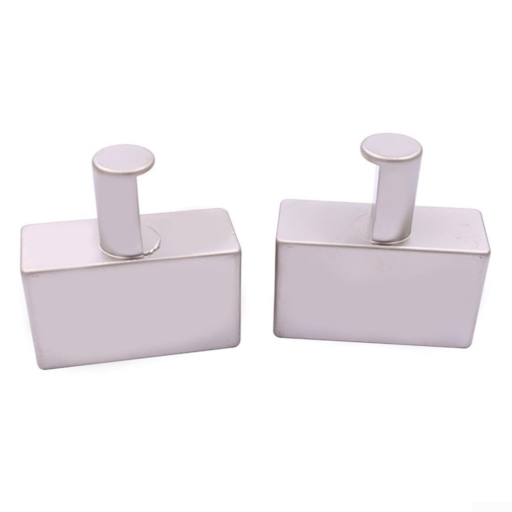 Zestaw 2 zacisków wejściowych do samochodu, aluminium, Dual 1/0 na 1/0 G, redukcja kabli, kolor srebrny, do podłączenia 44,5 x 44,6 mm