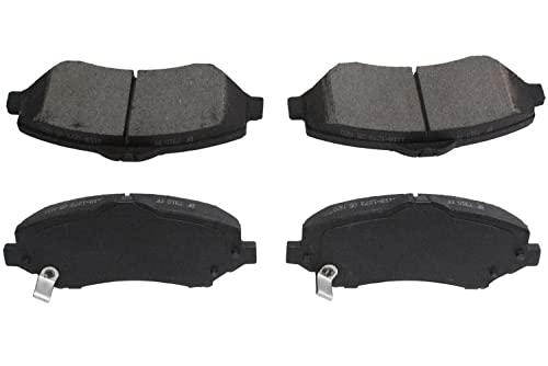Image of Front Ceramic Brake Pads(D1273) Replacement for JEEP Liberty, Wrangler, Wrangler JK; DODGE Grand Caravan, Journey, Nitro; RAM C /V; VOLKSWAGEN Routan