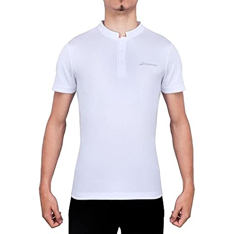 Babolat Men's 3mp1021-1000 Tennis Shirt, White, M Cover
