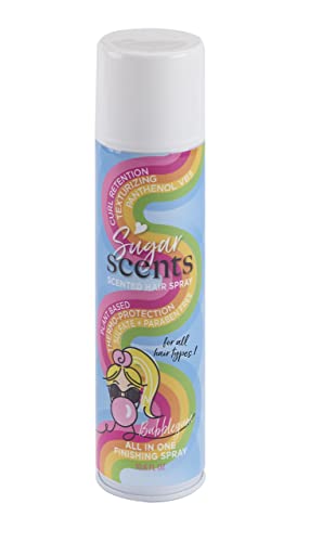 Sugarscents Bubblegum Scented Hairspray with Panthenol VB5-Medium Hold for All Hair Types-Paraben & Sulfate Free, Cruelty Free & PETA Approved!