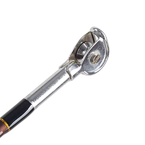 Canne à pêche 2 pièces en Eau salée pour pêche à la traîne Trolling,Fishing Rods avec Roller Guides (Brown A/80-120lbs,180cm)