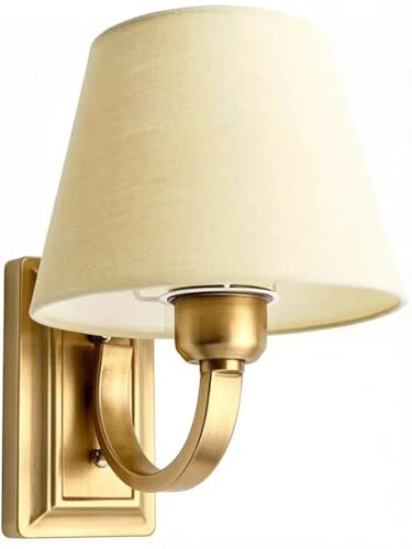 Lysed Wall Sconce Vintage Style Wall Light Fixture, Classic Wall Lamp for Indoor, Bedroom, Gold Iron...