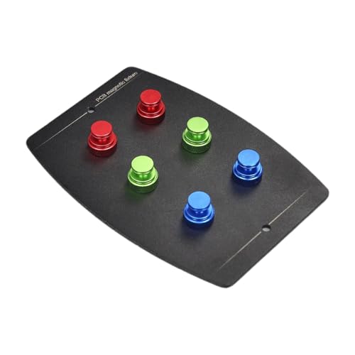 Dualoai Soporte de Placa de Circuito Impreso para Teléfono Magnético, Placa de Acero, Aleación de Aluminio Estable Y Fija