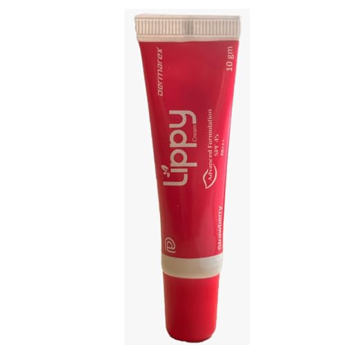 Lippy Cream – Lip Balm with SPF 45 PA+++ | Advanced Hydration & Sun Protection | Tinted Lip Cream for Dry, Chapped Lips | 10g