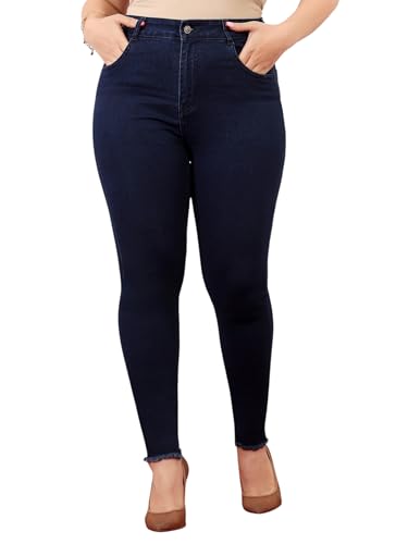 Image of Miss Chase A+ Women's Bootcut High Rise Regular Length Stretchable Denim Jeans